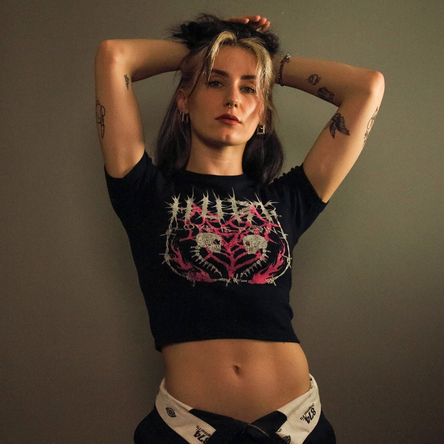 HURTLIP Raglan Crop