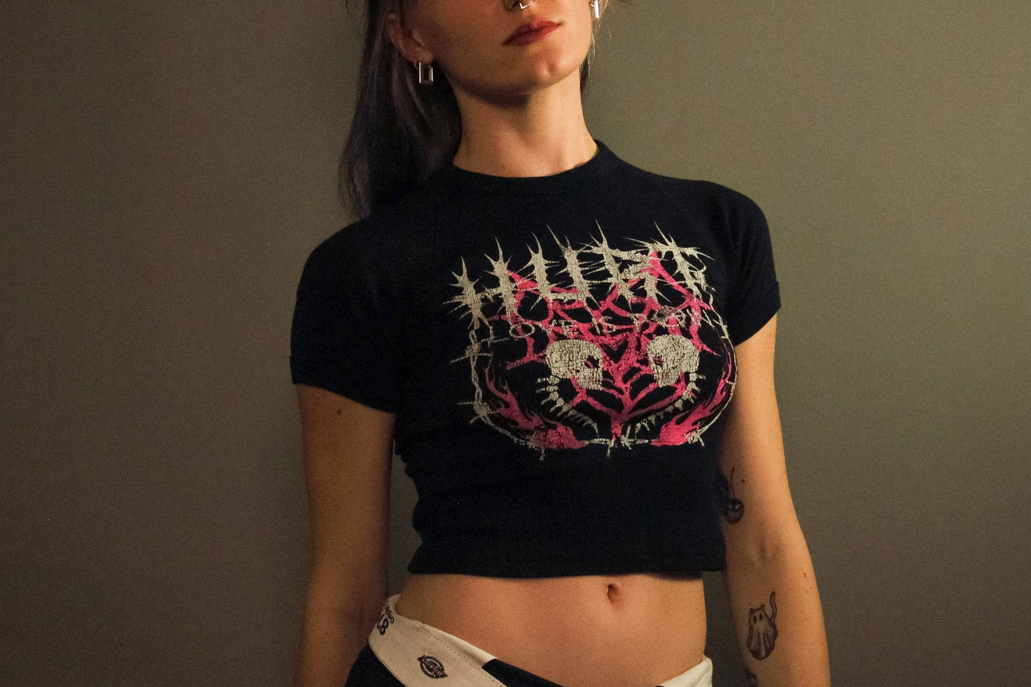 HURTLIP Raglan Crop