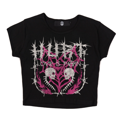HURTLIP Raglan Crop
